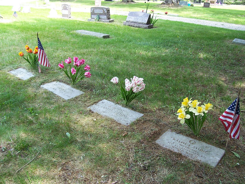 Stone Family in Square Lake Cemetery